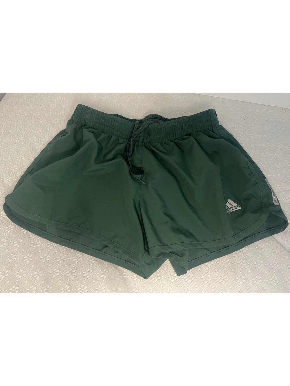 Adidas Running Shorts Dark green athletic shorts lightweight